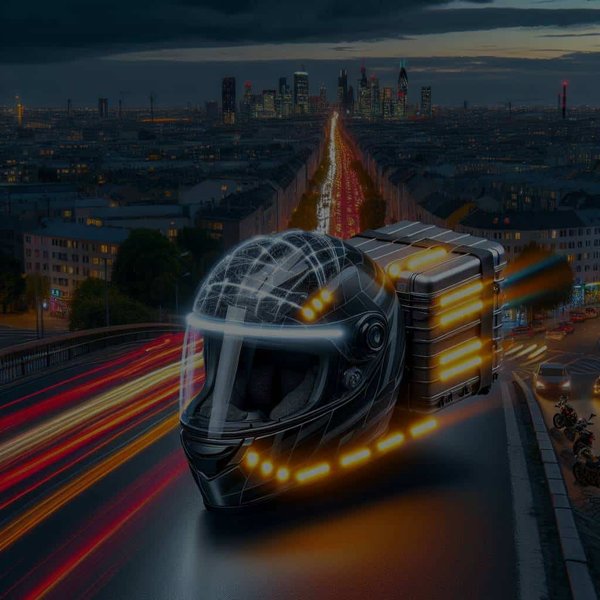 Comment l'ajout de dispositifs de signalisation lumineuse sur les casques de moto augmente-t-il la visibilité?