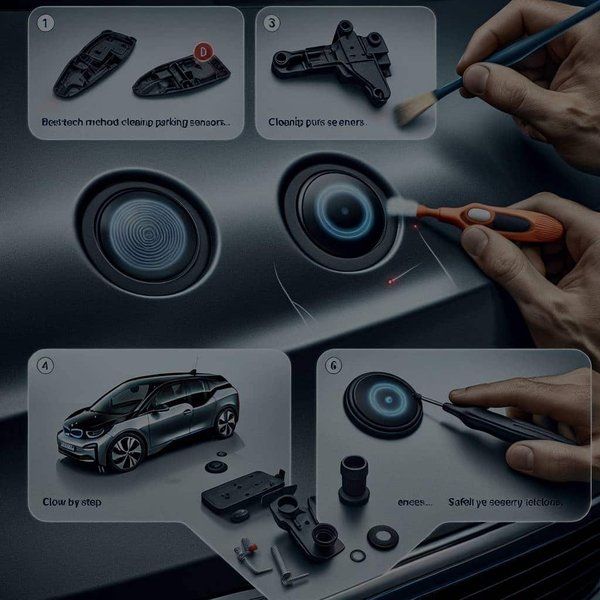 Quelles sont les meilleures méthodes pour nettoyer les capteurs de parking d'une BMW i3 ?